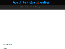 Tablet Screenshot of guelphwellington.ca